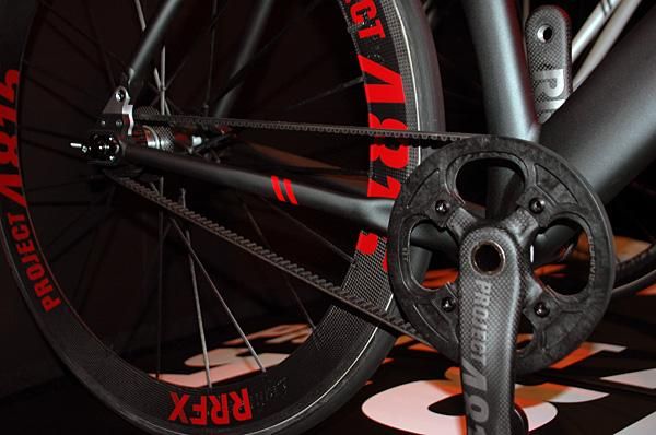 The belt-driven track bike offered by Rock Racing.