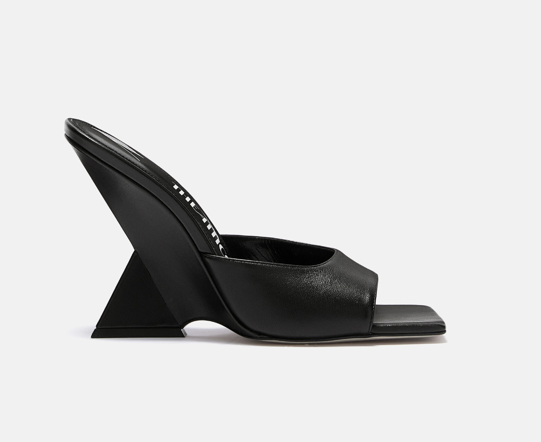 The Attico + Choepe Leather Mules
