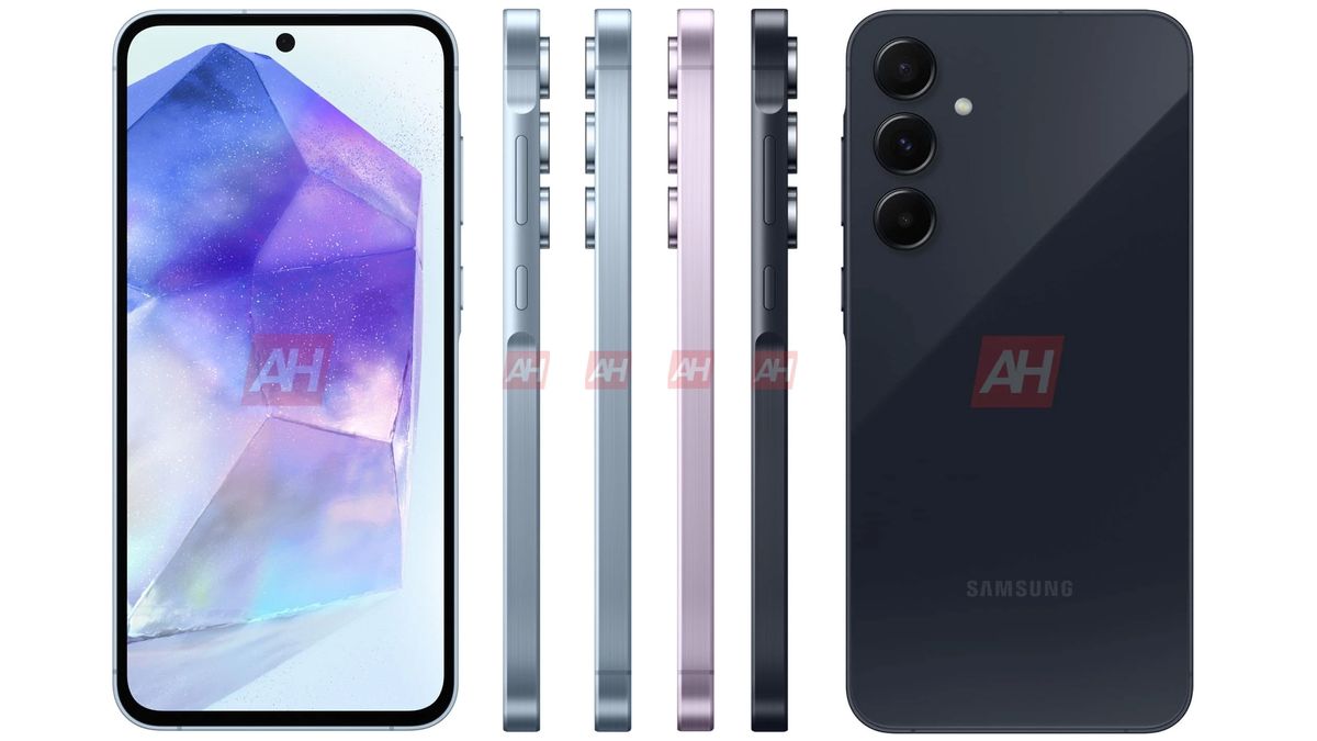 Samsung Galaxy A55 render