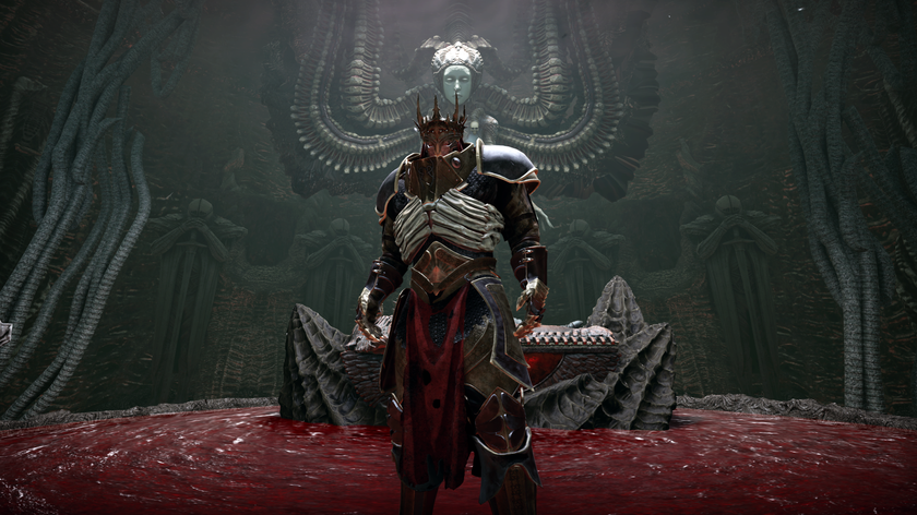 The Fall of Avalon: Tainted Grail screenshot showing female hero exploring Avalon.