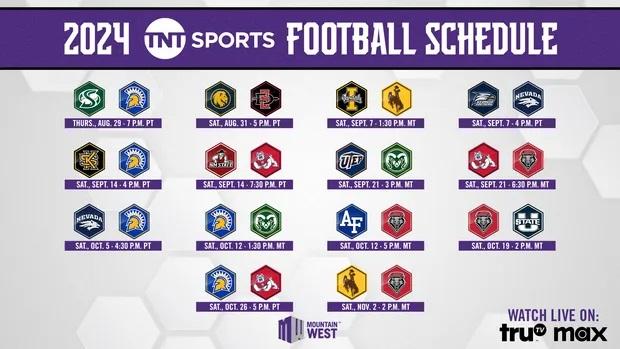 TNT Sports MW schedule of games