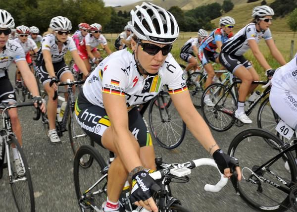 Ina-Yoko Teutenberg (HTC Highroad) looks like she means business.