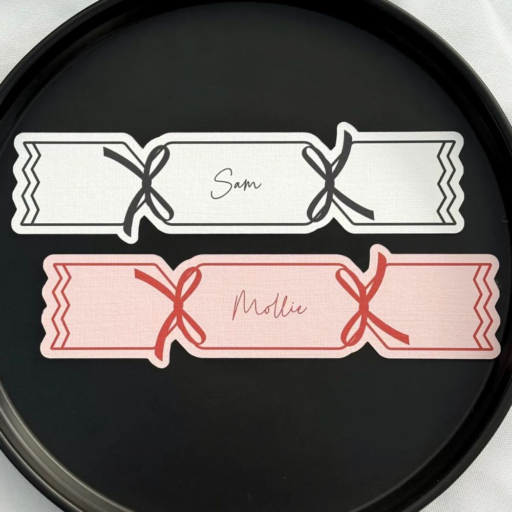 Christmas cracker place names