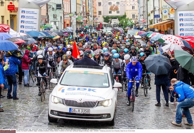 Riders await the start proper to be given