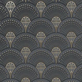 art deco style fan wallpaper 