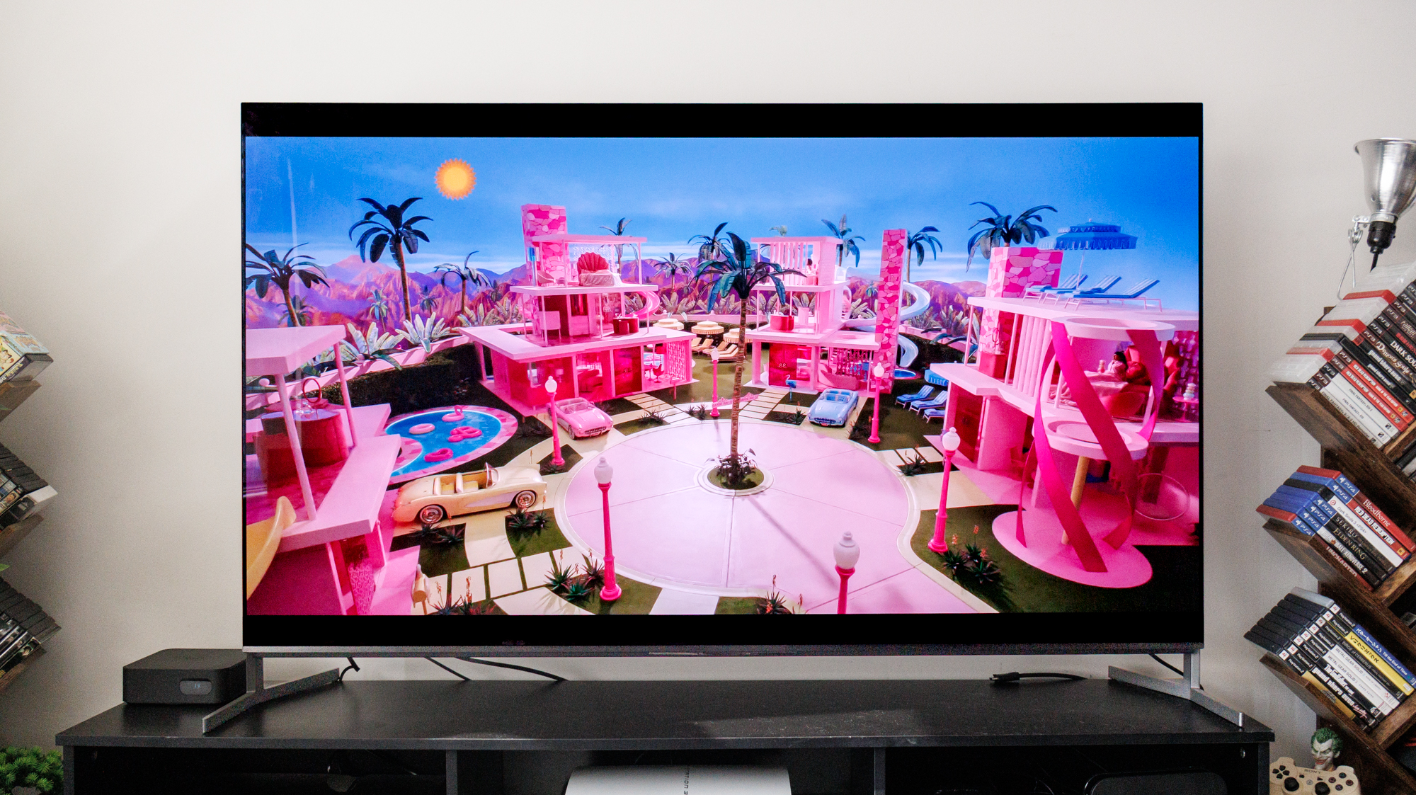 Sony Bravia 8 II on a TV stand