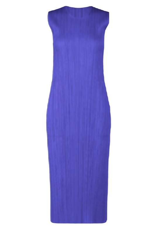Blue Monthly Colors July Midi Dress