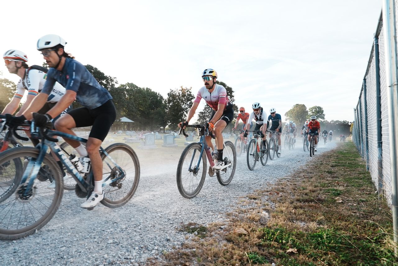 Payson McElveen on his way to 11th at Big Sugar Gravel