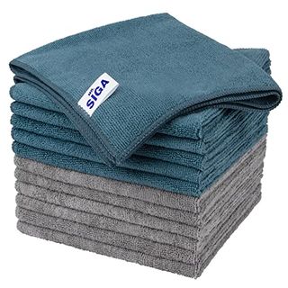 Mr.siga Microfibre Cleaning Cloth, Pack of 12, Size: 15.7