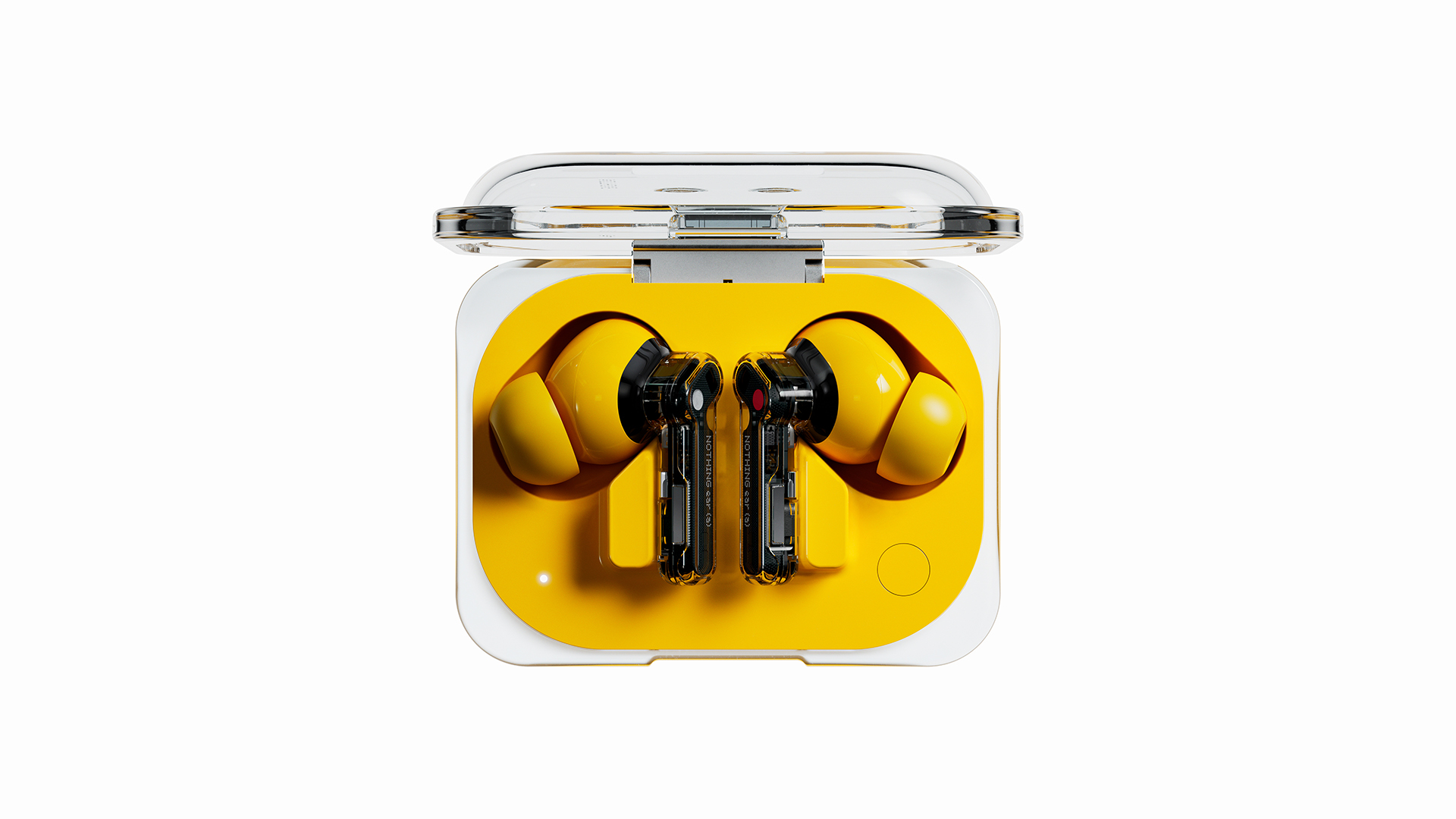 Nothing ear (a) yellow buds plus case
