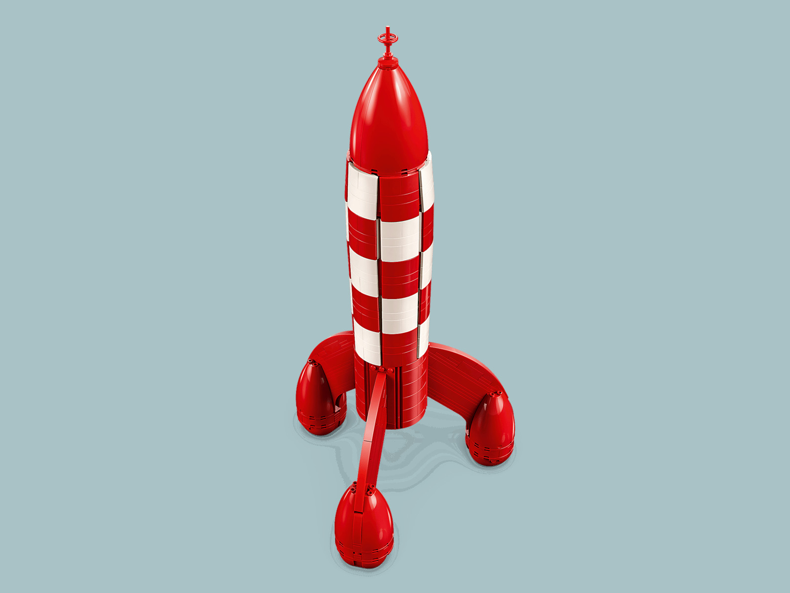 The rocket from Explorers on the Moon, new from Lego