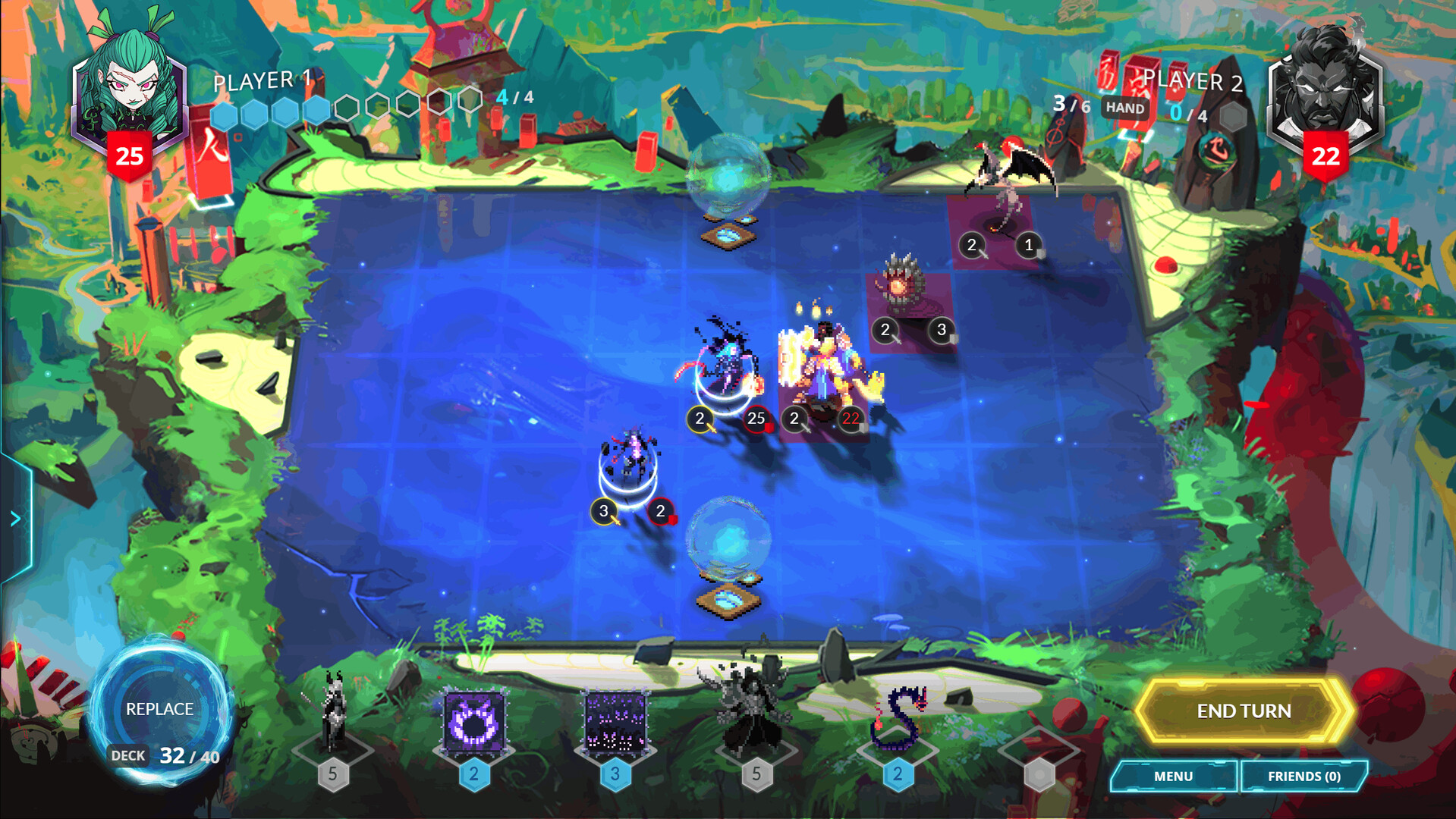 Duelyst 2 cards tactics game