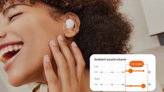 Samsung's enhanced Ambient audio accessibility controls for the Galaxy Buds 2 Pro.