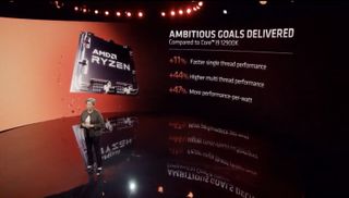 AMD Ryzen 7000 compared to Intel Core i9-12900K