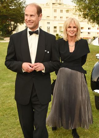 Prince Edward and Joanna Lumley