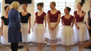 Queen Camilla visits the Royal Academy of Dance