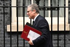 Prime minister Keir Starmer walks down Downing Street