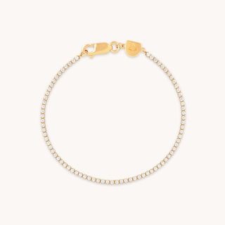 Tennis Chain Bracelet in Gold