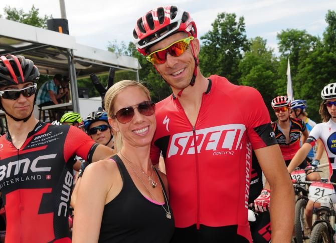 Todd and Meg Wells at the start