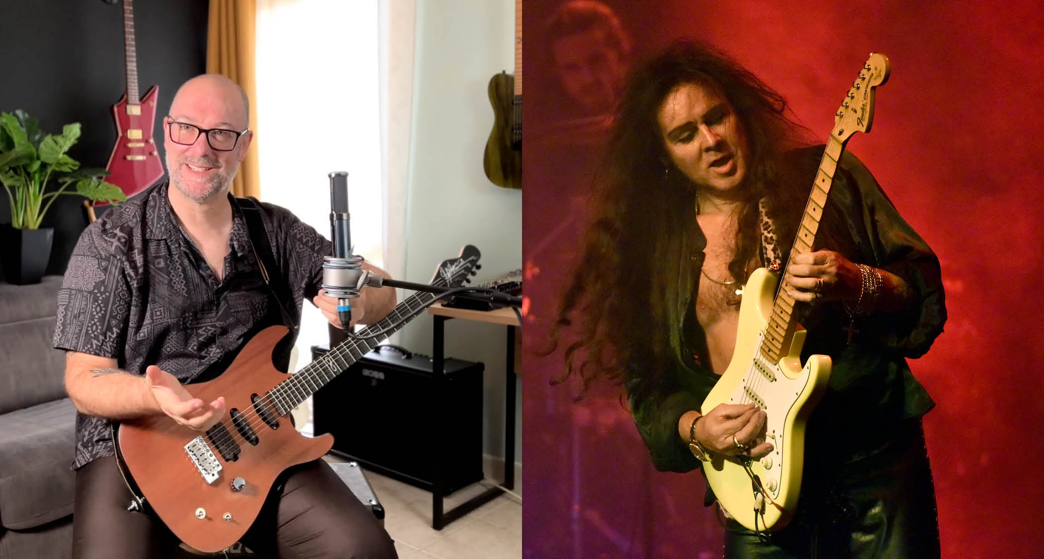 Rob Chapman and Yngwie Malmsteen