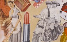 Detail from Real Gold, 1949, by Eduardo Paolozzi (1924–2005). Printed papers on paper, 28.2 x 41cm. Collection: Tate, presented by the artist 1995. ©Trustees of the Paolozzi Foundation, Licensed by DACS 2018