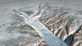 Greenland’s massive Helheim Glacier changes