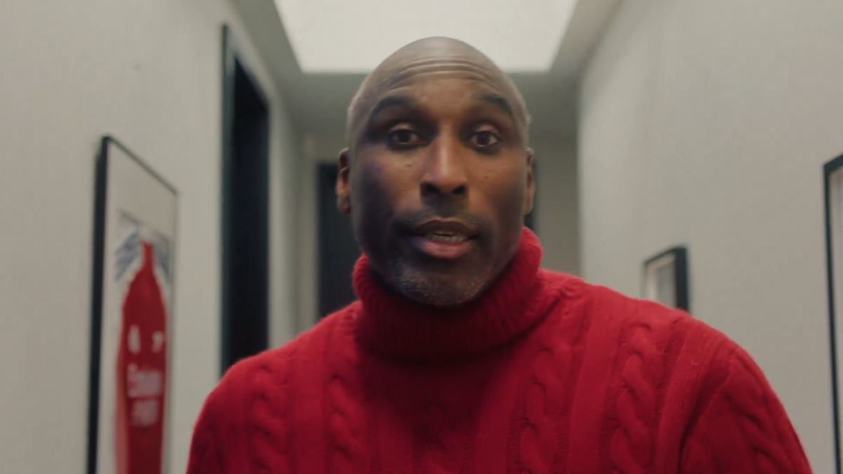 Sol Campbell featured in a jovial Google advert that poked fun at his former side Tottenham Hotspur