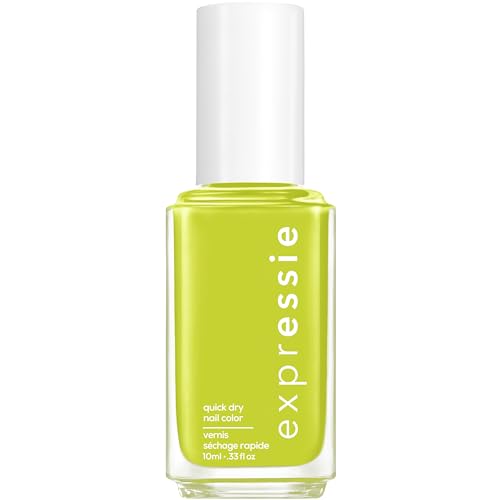 Essie Expressie Nail Polish, Quick-Dry Green Nail Polish, Power Moves, Vegan, Main Character Moment, 0.33 Fl Oz