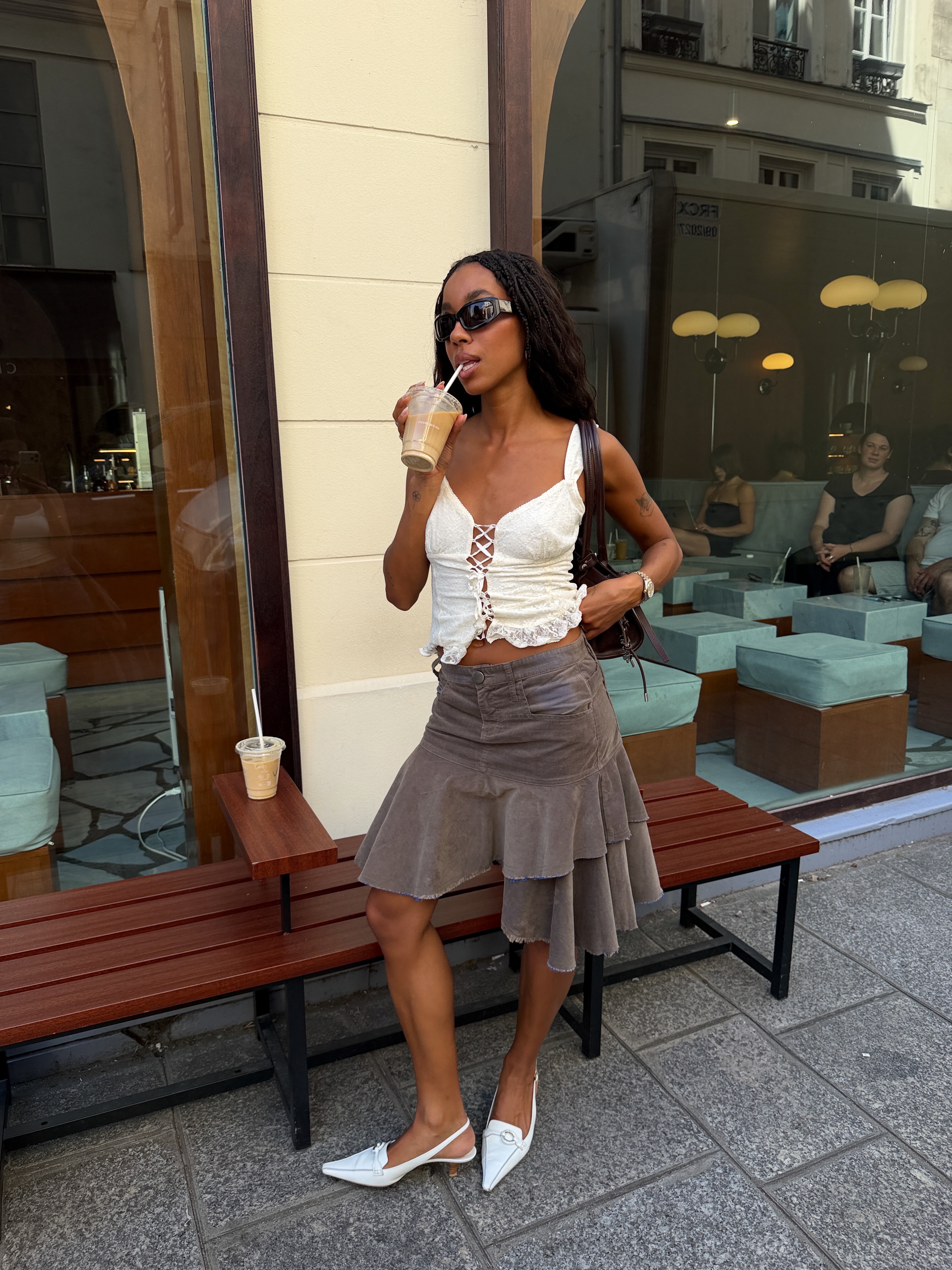 Everyone In NYC Is Wearing This Once-Dated Skirt Trend With Simple Summer Outfits Right Now