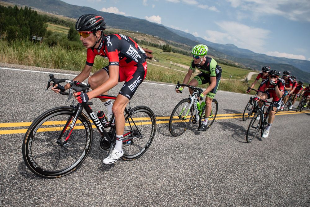 Manuel Senni (BMC) leads the chase
