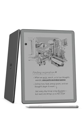 Amazon Kindle Scribe Without Front Light 16gb (newest Model) — 11” Display, Paper-Like Feel, and No Distractions — Write in Notebooks, Documents, and Books. Pen Included - Graphite