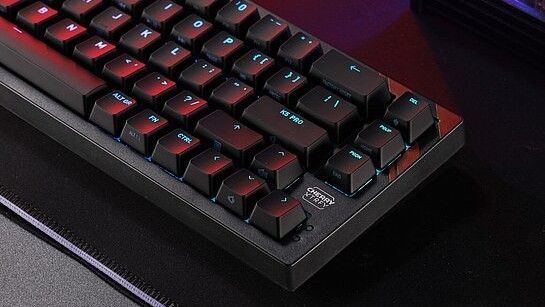 gaming keyboard with multicolored backlighting