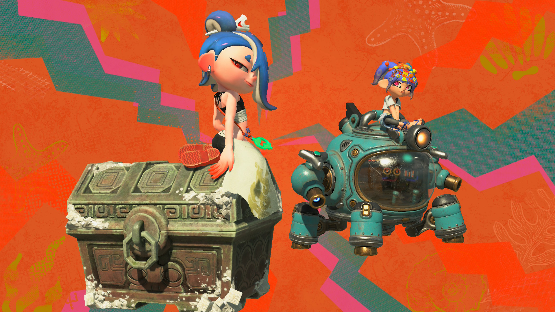 A Splatoon Raiders screenshot taken on Nintendo Switch 2 in handheld mode.