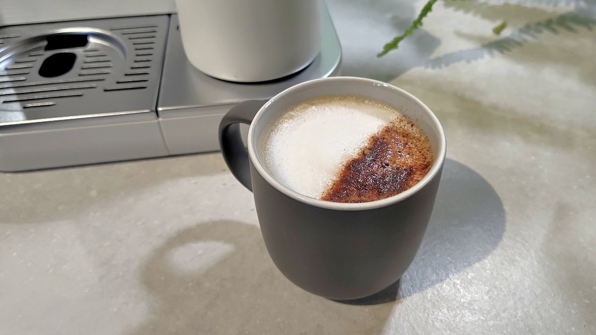 Cappuccino made using Keurig Alta coffee maker