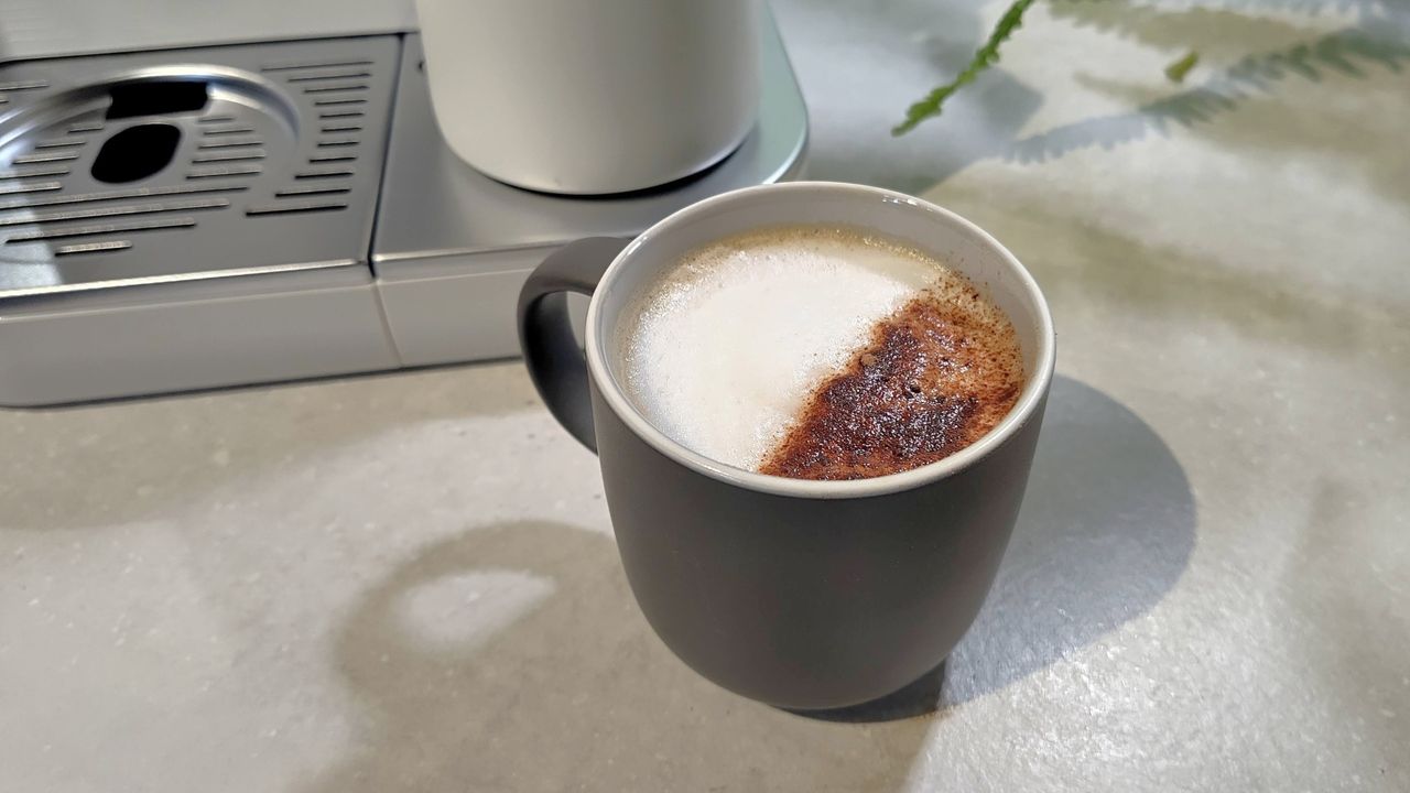 Cappuccino made using Keurig Alta coffee maker