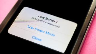 iPhone low battery image
