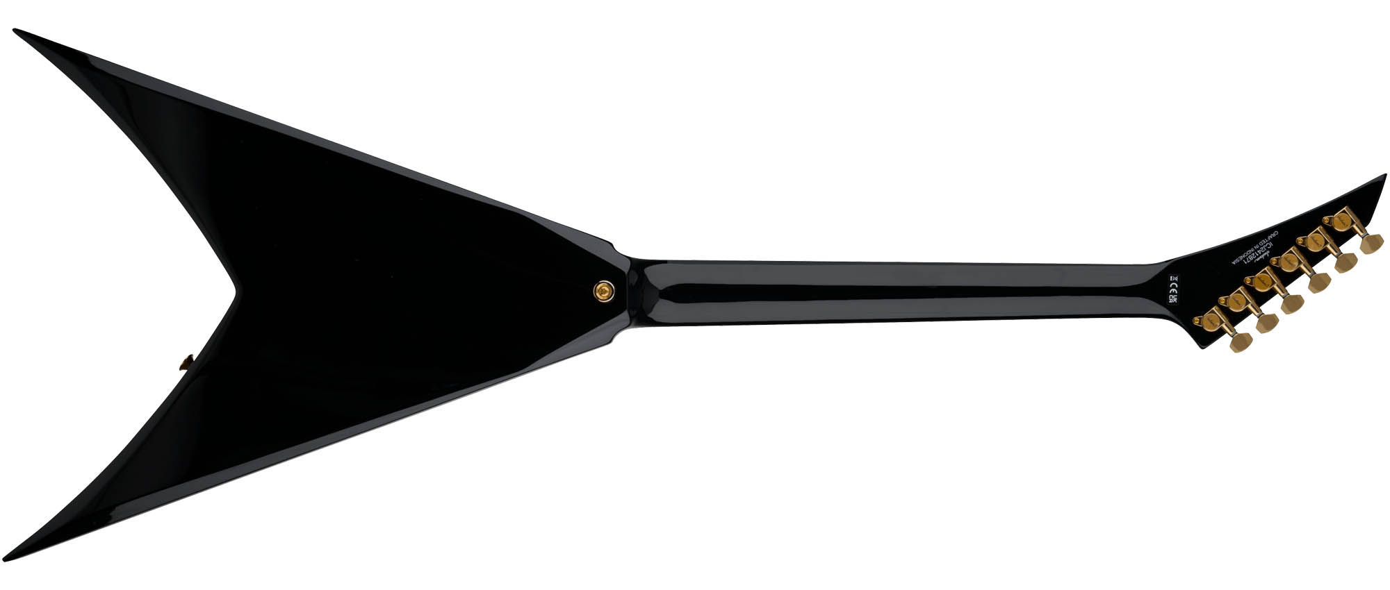 The Jackson X Series Scott Ian King V KVXT is refreshed in Gloss Black for 2025.