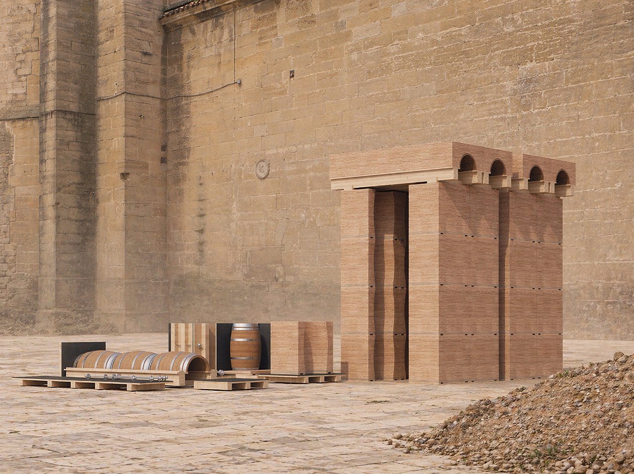 Bolthauser - GarbizuCollar installation at Conc&amp;eacute;ntrico 2026, rendering visualisation