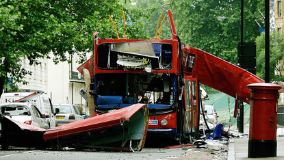 The 7/7 London bombing in Tavistock Square