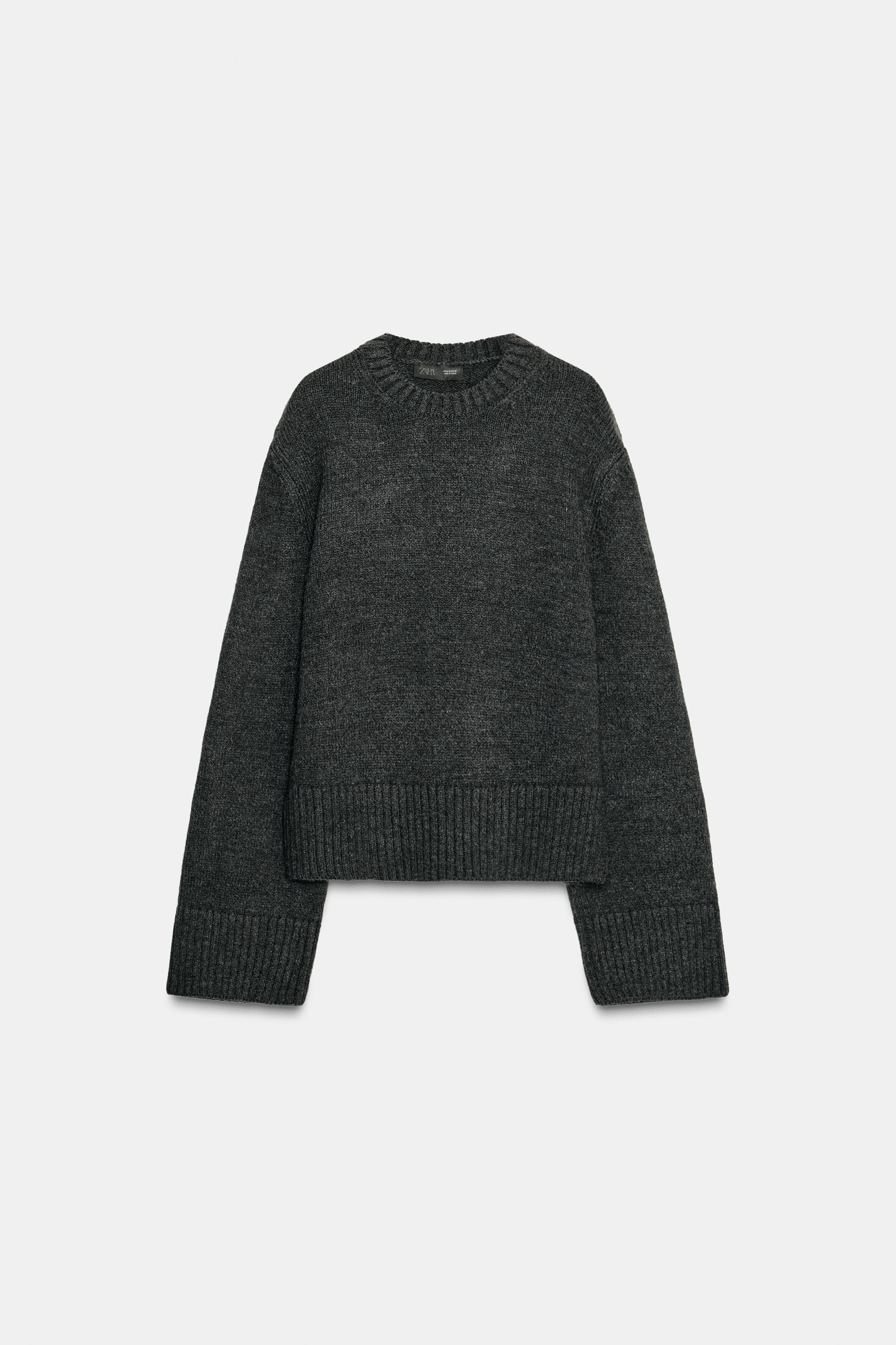Knit Jumper With Ribbed Trims