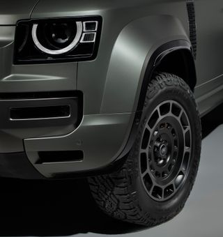 The Defender OCTA is even wider than the standard model