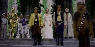 Themedal ceremony in Star Wars; A New Hope