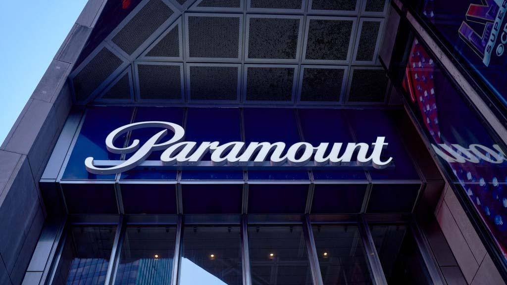 Paramount Global signage in New York