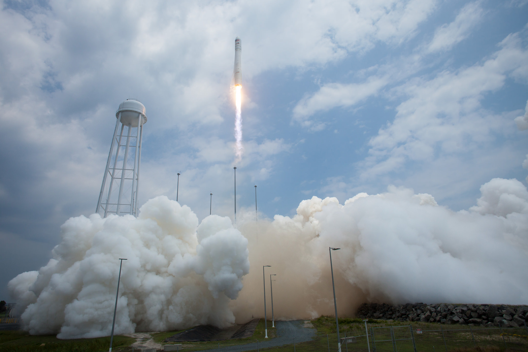 A photo from the Orbital Sciences launch.