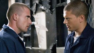 (L-R) Dominic Purcell as Lincoln Burrows and Wentworth Miller as Michael Scofield in "Prison Break" now streaming on Netflix