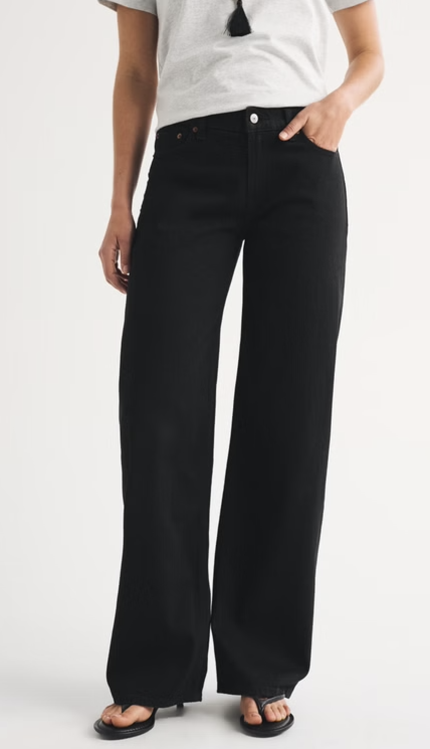 Abercrombie &amp;amp; Fitch, Low Rise Ultra Loose Jean (Was $90)
