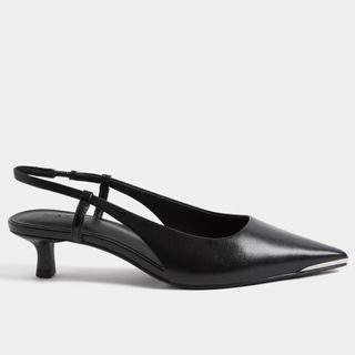 M&S Kitten Heel Slingbacks