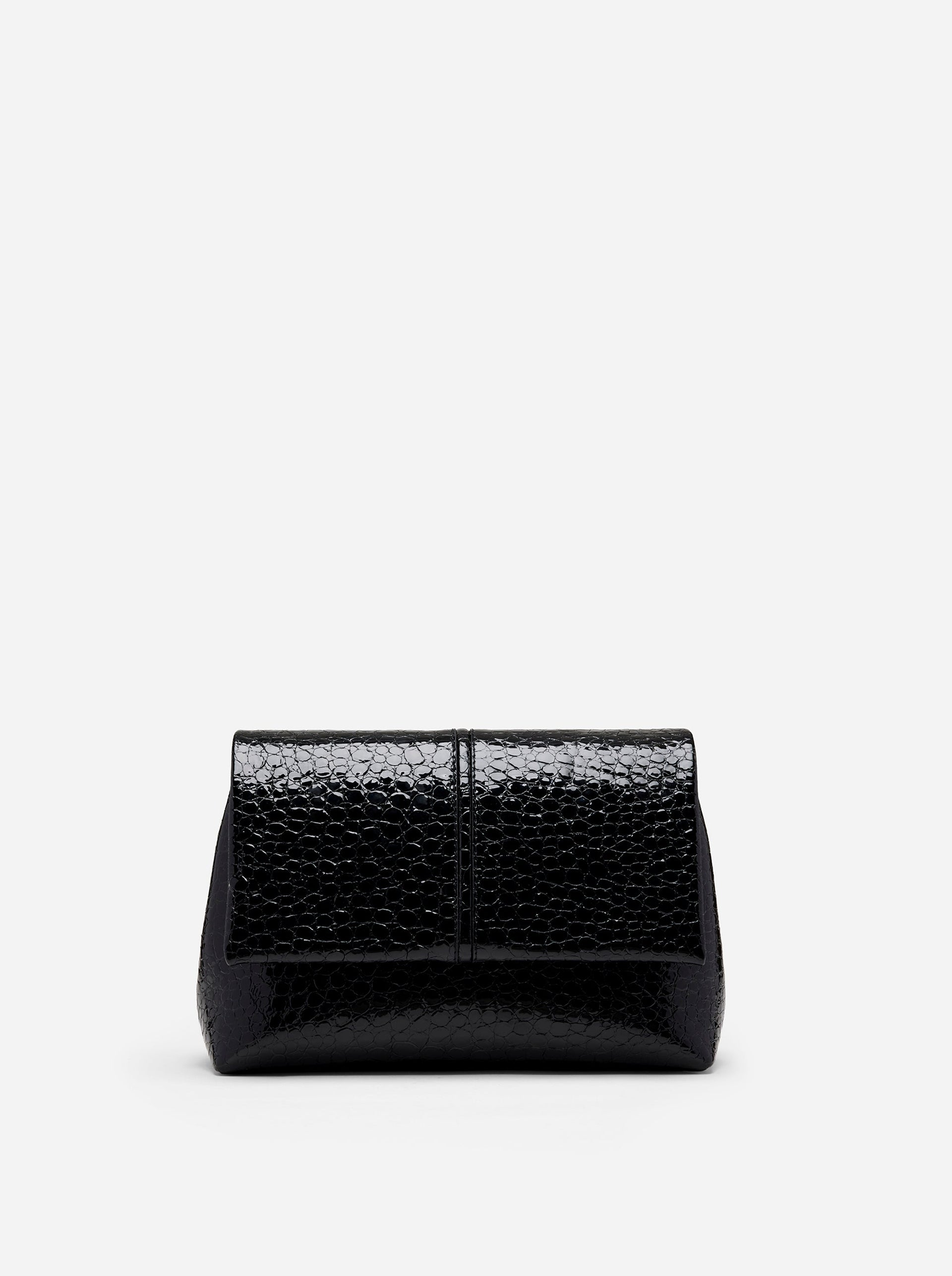 The Fold Bag Black Croc