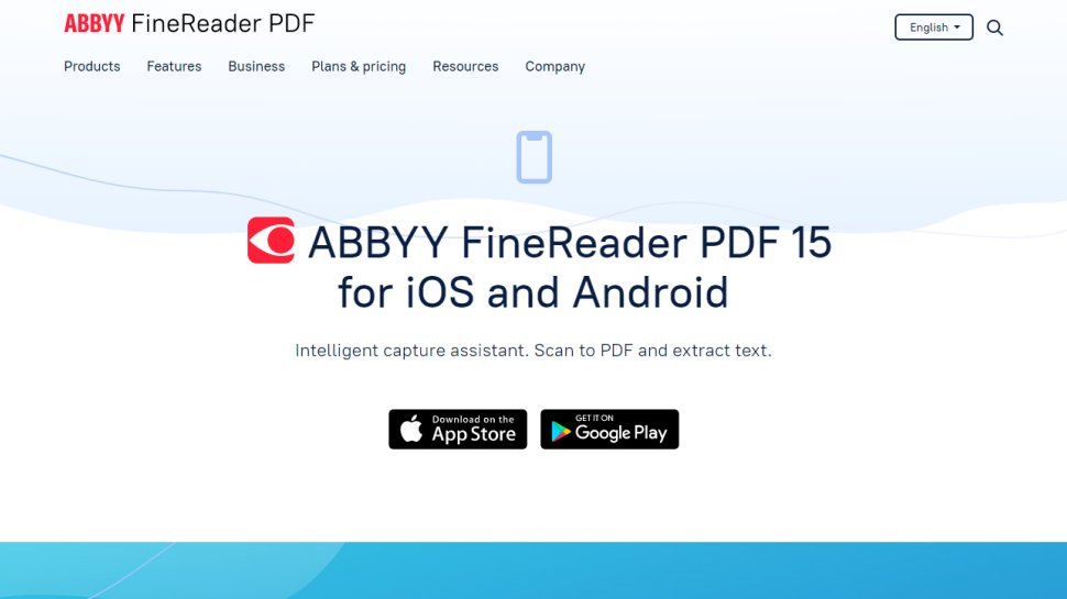 Website screenshot for Abbyy FineReader PDF