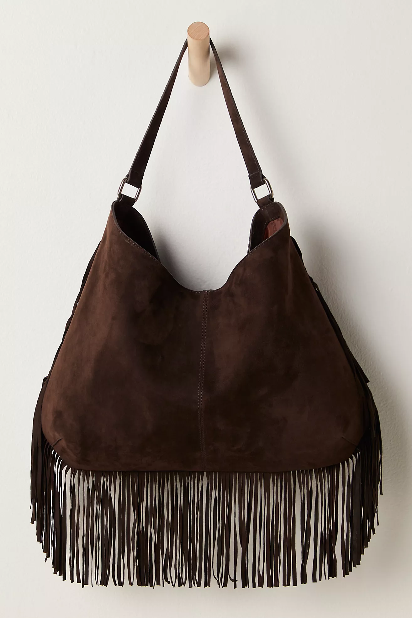 fin fringe shoulder bag